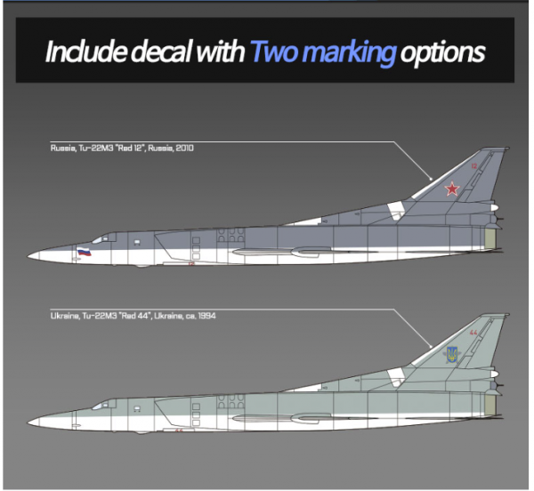 Academy 12636 Tu-22M3 Backfire C 1/144