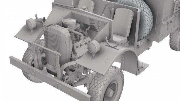 Thunder Model 35310 LRDG F30 Patrol Truck with Offset Rear Bed 1/35