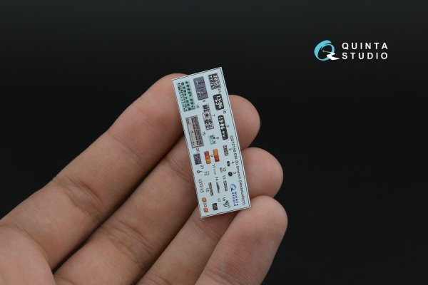 Quinta Studio QD72158 BM-30 Smerch 3D-Printed coloured Interior on decal paper (Modelcollect) 1/72