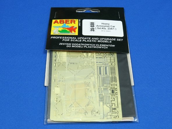 Aber 35030 Sd.Kfz. 234/1  ciezki samochod pancerny z działkiem 2 cm  (ITA) (1:35)