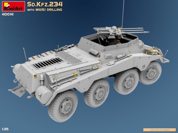 MiniArt 40014 Sd.Kfz.234 WITH MG151 DRILLING 1/35