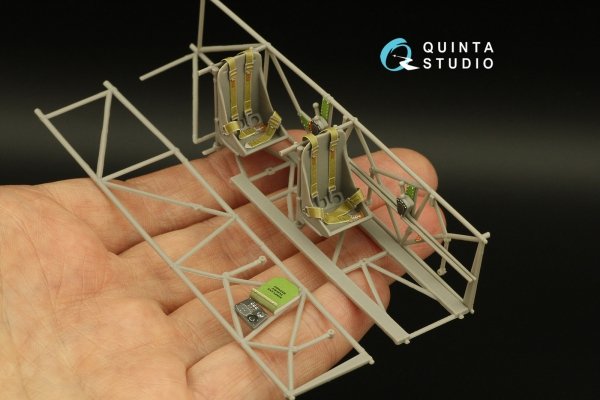 Quinta Studio QD32161 PT-13 Kaydet 3D-Printed &amp; coloured Interior on decal paper (Roden) 1/32