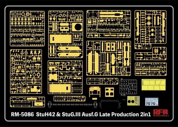 Rye Field Model 5086 StuH42 &amp; StuG.III Ausf.G Late Production 1/35
