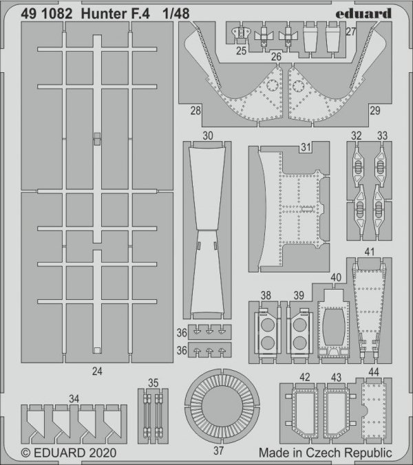 Eduard 491082 Hunter F.4 1/48 AIRFIX