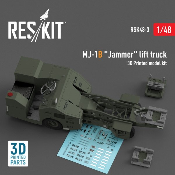 RESKIT RSK48-0003 MJ-1B "Jammer" lift truck  (3D Printed model kit) (1/48)