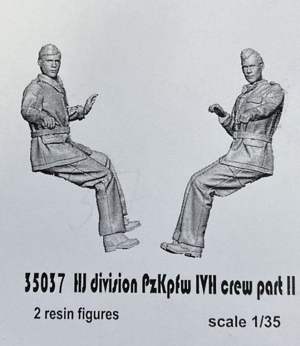 Glowel Miniatures 35037 HJ Division PzKpfw IV H crew part 2 1/35