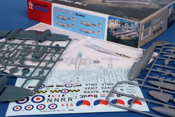Special Hobby 72498 Gloster Meteor Mk.4 'RAF And KLu 1/72