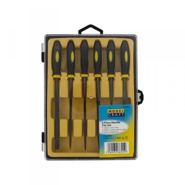 Modelcraft PFL6004 6 Pce Needle File Set