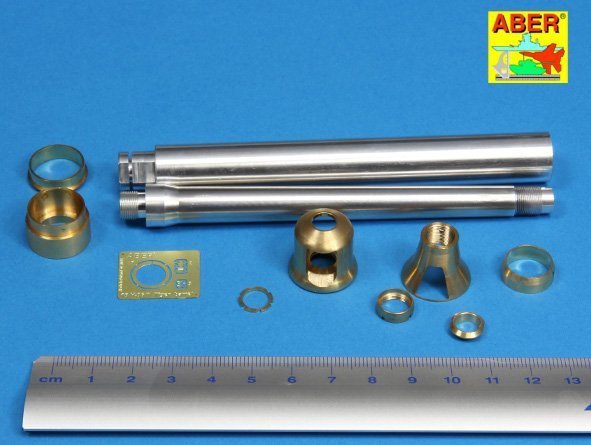 Aber 16L-05 Lufa 88 mm KwK 36 L/56 do czołgu Tiger I z wczesnej produkcji / German 88 mm KwK 36 L/56 Tiger I Early Barrel 1/16