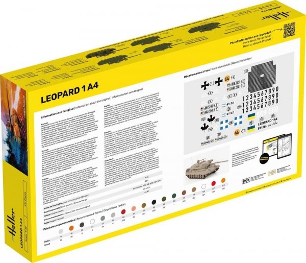 Heller 57126 Leopard 1A4 - Starter Kit 1/35