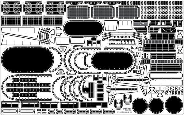 Pontos 22001F2 BISMARCK 1941 Detail Up Set Basic Ver.2 (1:200)