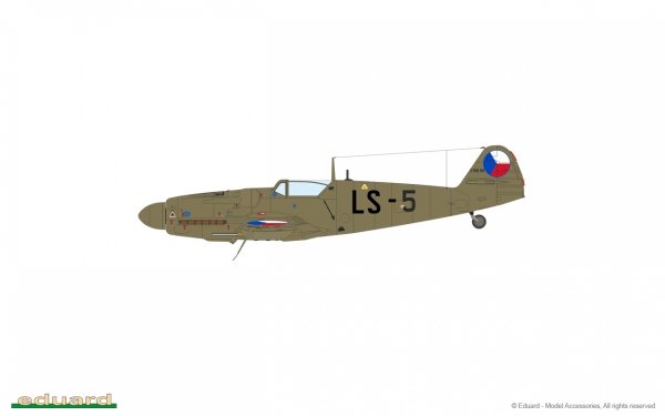 Eduard 7472 Avia S-199 ERLA canopy Weekend edition 1/72