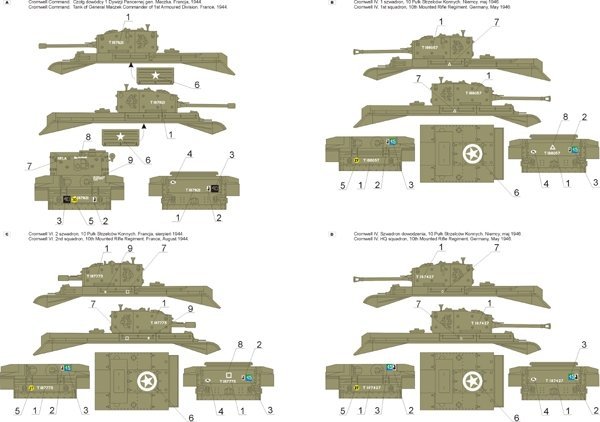 ToRo Model 35D16 - Cromwell &amp; Centaur tanks in Polish service vol.1 1/35