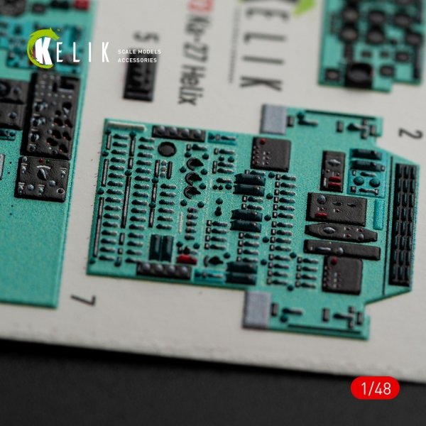 KELIK K48073 Ka-27 Helix interior 3D decals for HobbyBoss kit 1/48