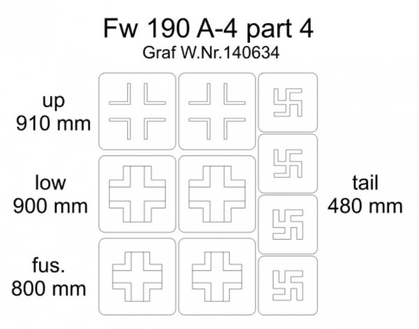 Omask 23006 Fw 190 A-4 part 4 1/32