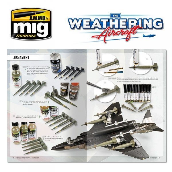 Ammo of Mig 5214 The Weathering Aircraft Issue 14. NIGHT COLORS (English)