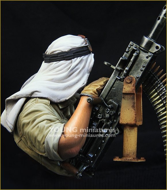 Young Miniatures YM1867 BRITISH SAS JEEP GUNNER North Africa 1941 1/10