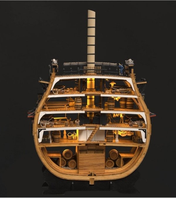 ARTESANIA LATINA 20500 Przekrój sekcji okrętu HMS Victory 1/72