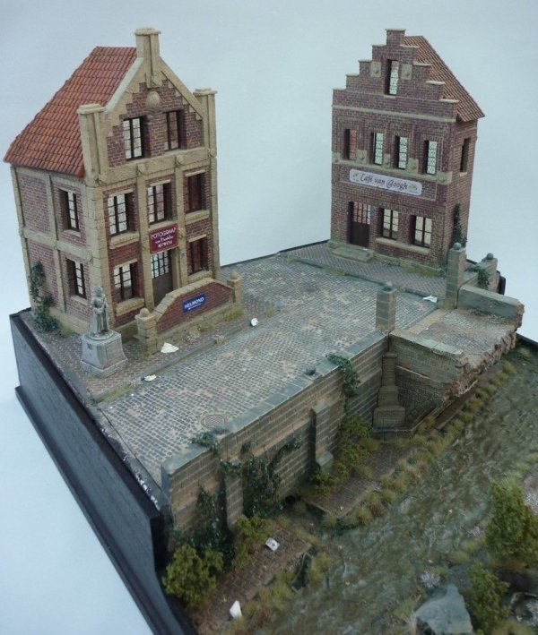 RT-Diorama 35215 Diorama-Base:&quot;Broken Bridge&quot; 1/35
