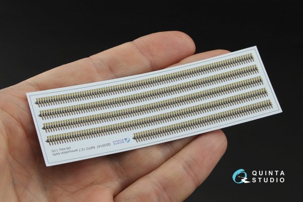 Quinta Studio QD35147 NATO 12.7 ammunition belts (All kits) 1/35