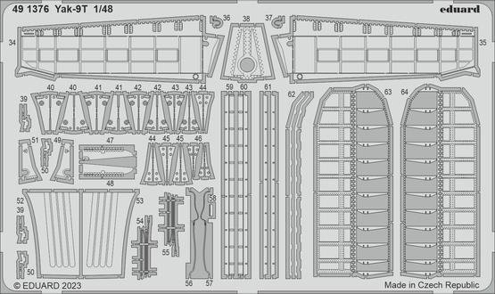 Eduard BIG49388 Yak-9T Zvezda 1/48
