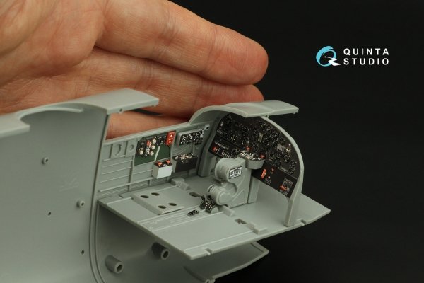 Quinta Studio QD32199 B-25H Mitchell 3D-Printed &amp; coloured Interior on decal paper (HK models) 1/32
