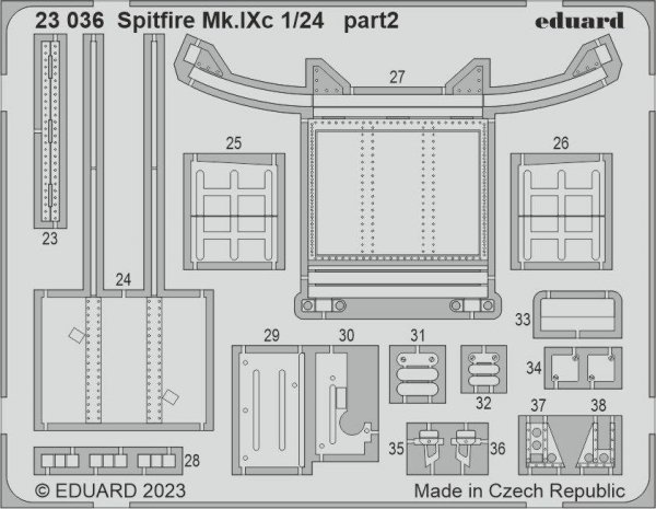 Eduard BIG2405 Spitfire Mk. IXc AIRFIX 1/24