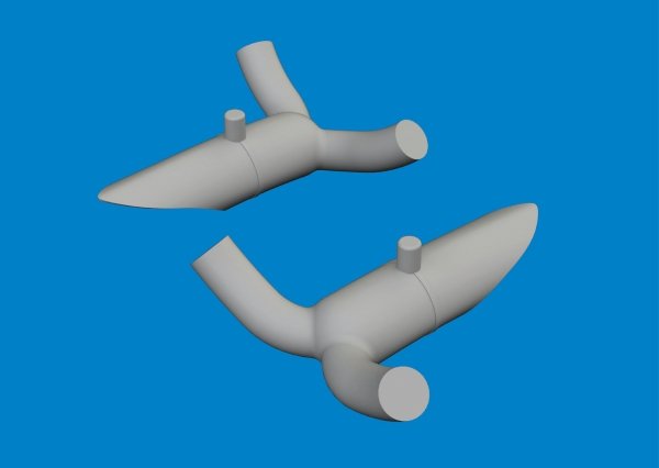 Eduard 6481129 DB-7B Boston III exhausts PRINT HONG KONG MODELS 1/48