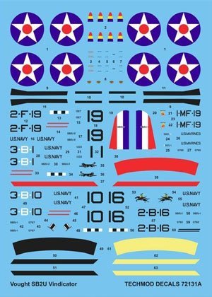 Techmod 72131 - Vought SB2U Vindicator (1:72)