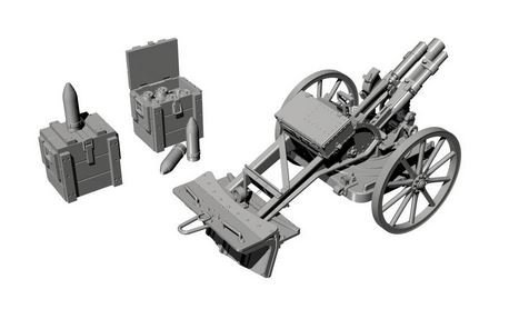 CMK RA059 German WWI 7.58 cm Leichter minenwerfer  1/35
