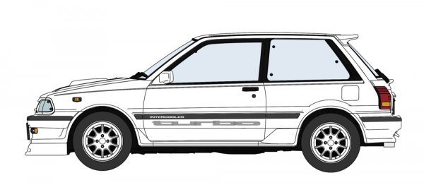 Hasegawa 20777 Toyota Starlet EP71 Turbo-S (3 Door) "Custom Version" 1/24