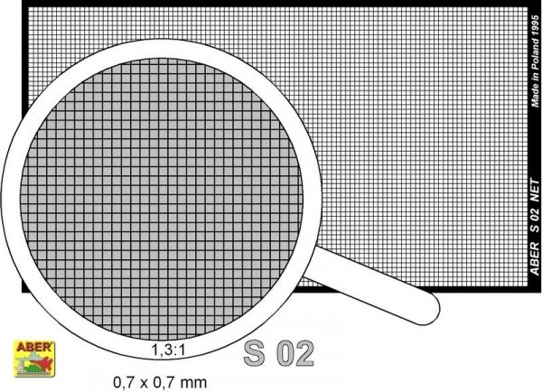 Aber S-02 Net 0,7 x 0,7 mm