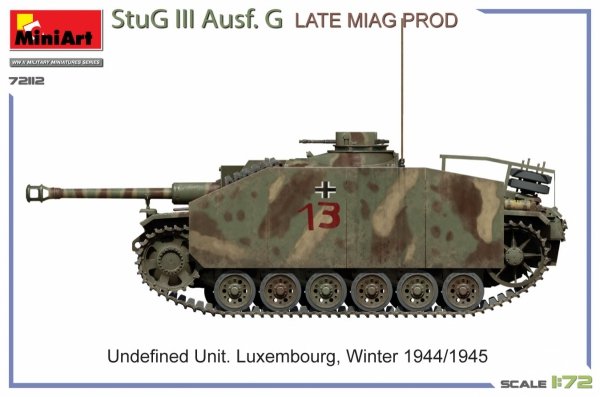 MiniArt 72112 StuG III Ausf. G Late Miag Prod. 1/35