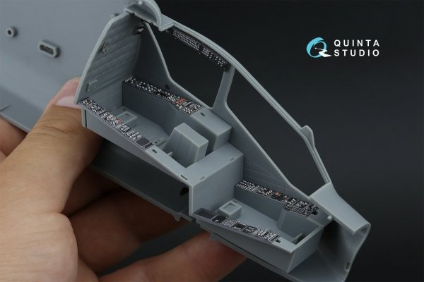 Quinta Studio QD35132 AH-64A 3D-Printed coloured Interior on decal paper (Trumpeter) 1/35