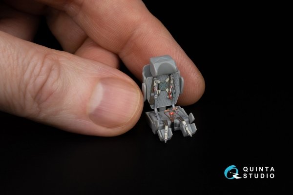 Quinta Studio QD+48557 MiG-25BM 3D-Printed &amp; coloured Interior on decal paper (ICM) (with 3D-printed resin parts) 1/48