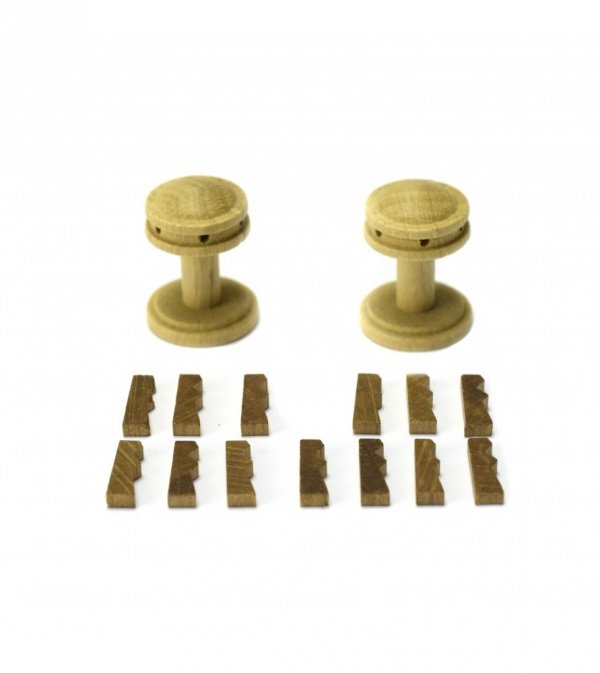 ARTESANIA LATINA 8581 Kabestan / Capstan - 20 mm - 2 szt