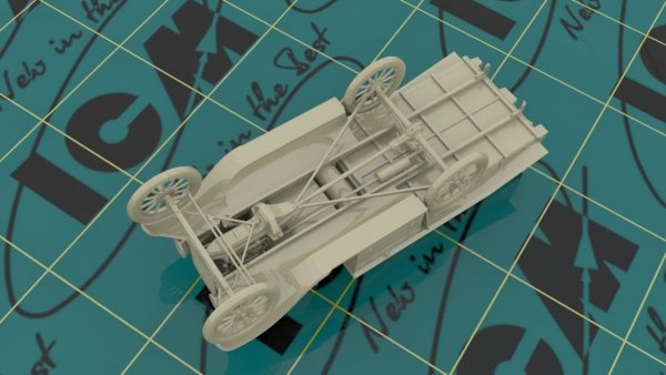 ICM 35665 Model T 1917 Ambulance (early), WWI AAFS Car (1:35)