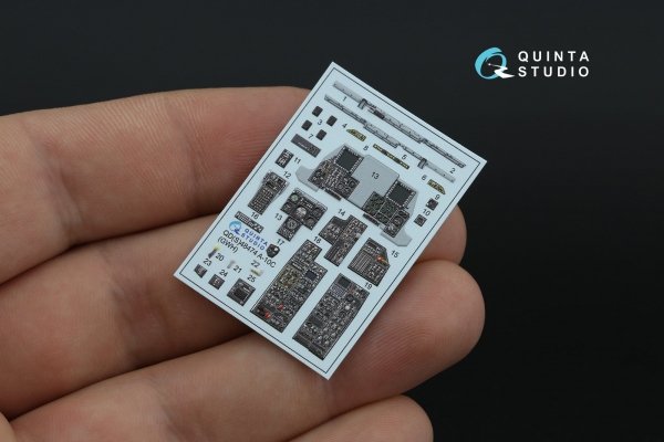 Quinta Studio QD48474 A-10C 3D-Printed coloured Interior on decal paper (GWH) 1/48