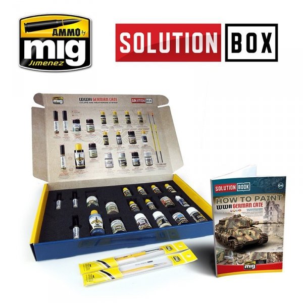 AMMO of Mig Jimenez 7703 WWII GERMAN LATE SOLUTION BOX