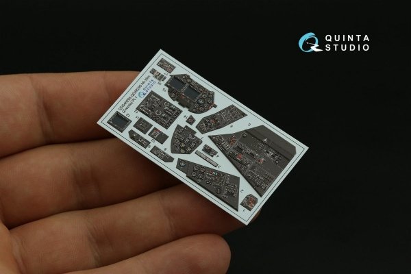 Quinta Studio QDS-48295 Mi-35M 3D-Printed &amp; coloured Interior on decal paper (Zvezda) (Small version) 1/48