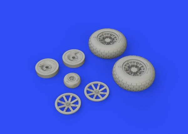 Eduard 632143 P-40N wheels 1/32