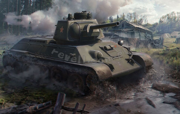 Revell 03510 T-34 &quot;Easy Click&quot; World of Tanks 1/72