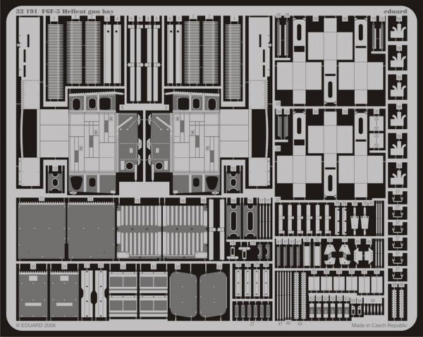 Eduard 32191 F6F-5 gun bay 1/32 TRUMPETER