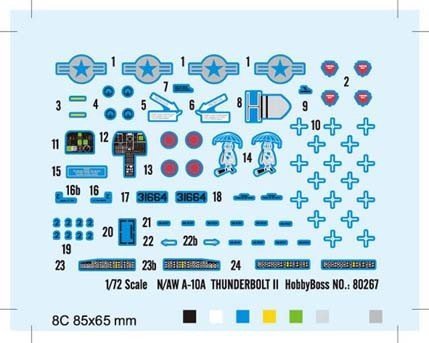 Hobby Boss 80267 N/AW A-10A THUNDERBOLT II (1:72)
