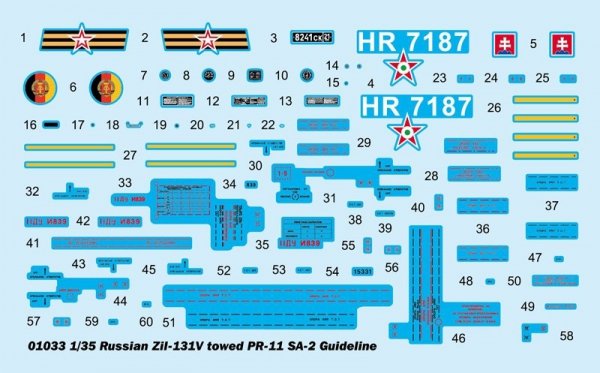 Trumpeter 01033 Russian Zil-131V towed PR-11 SA-2 Guideline (1:35)