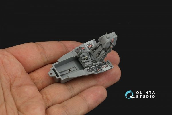 Quinta Studio QD48288 F-35A 3D-Printed &amp; coloured Interior on decal paper (Tamiya) 1/48