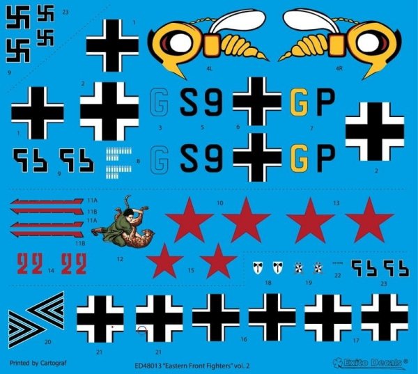 Exito ED48013  Eastern Front Fighters 2 1/48