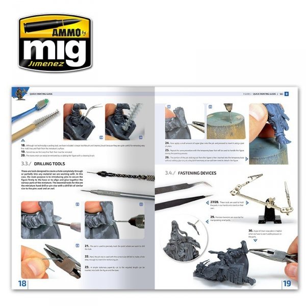 Ammo of Mig Jimenez 6220 ENCYCLOPEDIA OF FIGURES MODELLING TECHNIQUES VOL. 0 - QUICK GUIDE FOR PAINTING (English)