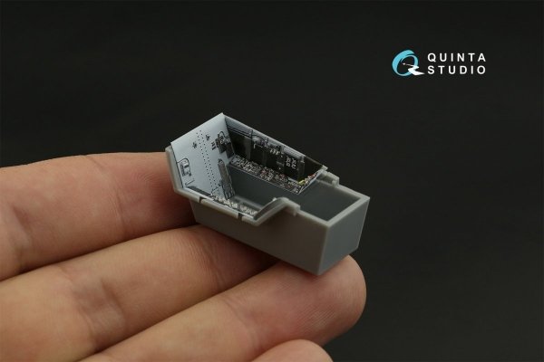 Quinta Studio QD48259 F/A-18E 3D-Printed &amp; coloured Interior on decal paper (HobbyBoss) 1/48