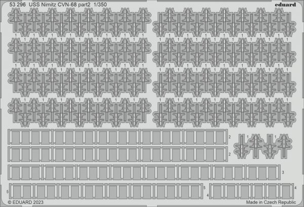Eduard BIG5369 USS Nimitz CVN-68 PART I Trumpeter 1/350